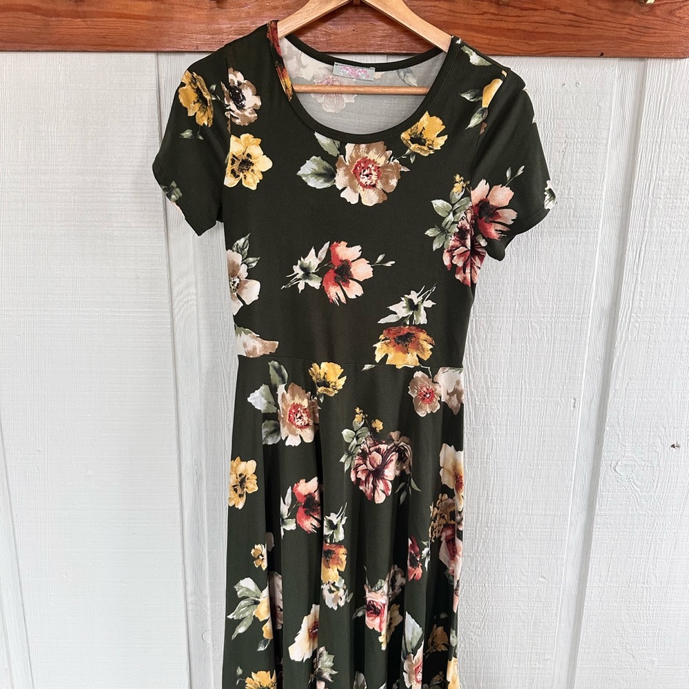 Pretty Young Thing Floral Short Sleeve Soft Summer Dress